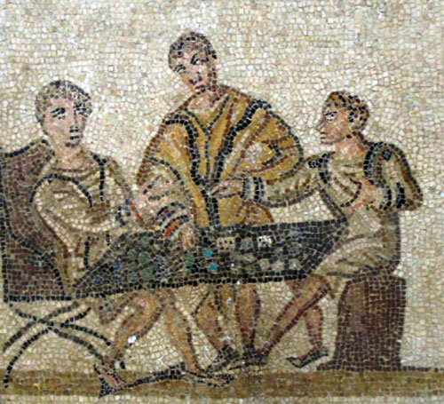 Antichi Romani intenti al gioco