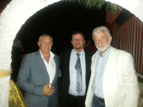 Da sinistra: Daniele Dughetti, il Sindaco di Curtea de Arges Ion Ionescu, Vinicio Ceccarini