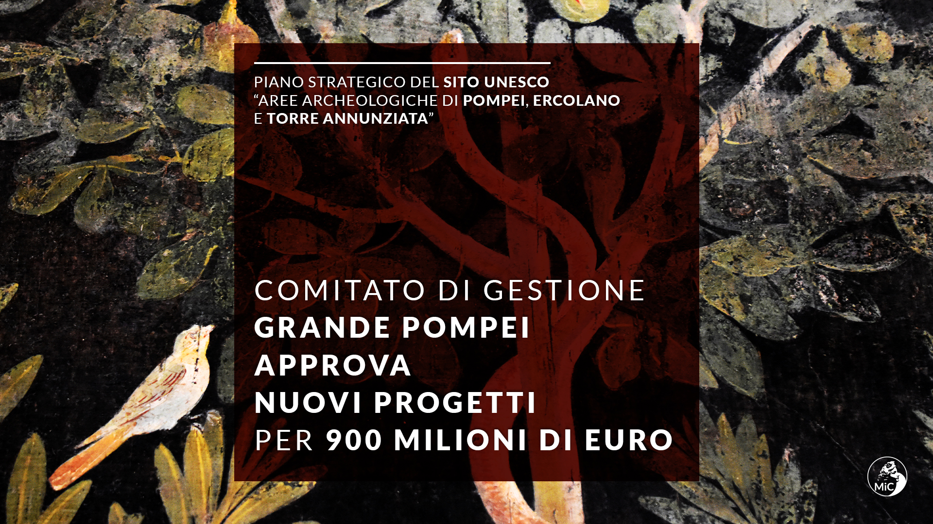 Pompei: il Comitato di gestione aggiorna il Piano Strategico