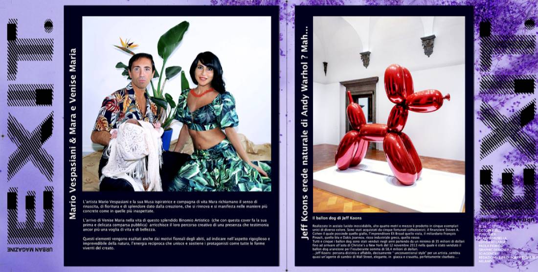 Exit Magazine celebra con la copertina Mario Vespasiani e Mara con Venise Maria
